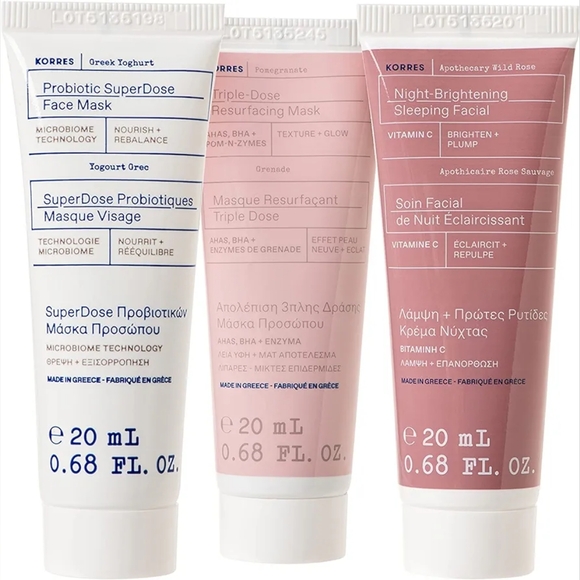 New - KORRES Mediterranean Masking Rituals, 3 ct. - Picture 4 of 5